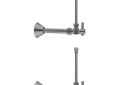 Jaclo® 621-2-62CT-MBK 621-2-62CT Quarter Turn Angle Pattern Faucet Supply Valve Kits, 8 Pieces