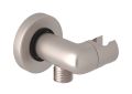 ROHL CD8000STN Pivoting Handshower Holder with Hose Outlet - Satin Nickel