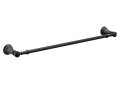 Moen® YB8424BL Weymouth™ Towel Bar, 24 in L Bar, 2.11 in OAH x 2.92 in OAD, Zinc/Brass, Import
