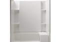 Sterling® 72290100-0 Complete Seated Shower Back Wall, Accord®, 60-1/4 in L x 37-1/4 in W x 76 in H, Solid Vikrell®, White