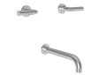 Newport Brass® 3-3105/15A Model 3-3105 Wall Mount Tub Faucet, Pavani, 8 in Center, Antique Nickel, 2 Handles