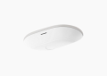Kohler K-21057-0 Brazn(TM) Capsule Undermount Bathroom Sink - White
