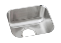 Elkay® DXUH1210 Dayton® Kitchen Sink, Radiant Satin, Rectangle Shape, 12 in L x 10 in W Bowl x 6-1/2 in D Bowl, 14-1/2 in L x 12-1/2 in W x 6-1/2 in H, Undermount Mounting, 18 ga 304 Stainless Steel
