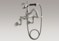 Kohler 331-4M-BN Traditional Bath Faucet, Handshower and Lever Handles