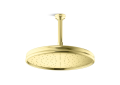 Kallista P21511-00-ULB Air-Induction Large Traditional Rain Showerhead - Unlacquered Brass