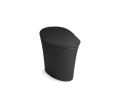 Kohler® 5401-PA-HB1 K-5401-PA 1-Piece Toilet, Veil®, Compact Elongated Bowl, 16-1/8 in H Rim, 12 in Rough-In, 0.8, 1.28 gpf Flush Rate, Honed Black, Import