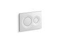 Kohler® 75890-0 Lynk™ Flush Actuator Plate, For Use With K-18829-NA 2 x 4 in Wall Tank and Carrier System, White