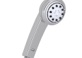 Perrin & Rowe B240NHSOAPC Rohl Cross Collection 3-Function Handshower, 3-1/2 in Dia Shower Head 3-Function Shower Head, 1.8 gpm Flow Rate, 1/2 in Male Connection, Polished Chrome
