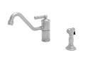 Newport Brass® 941/15S Nadya Kitchen Faucet, 1.8 gpm Flow Rate, Swivel Spout, PVD Satin Nickel, 1 Handles