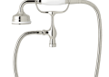 ROHL U.5380PN Edwardian Handshower & Cradle - Polished Nickel