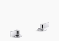 Kohler K-77974-4-CP Components(TM) Bathroom Sink Handles with Lever Design - Polished Chrome