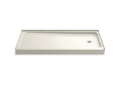 Sterling® 72181120-96 Ensemble® Shower Base, Biscuit, Right Drain, 60 in L x 32 in W x 4-1/2 in D