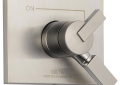 DELTA® T17053-SS Monitor® 17 Valve Trim, 2.5 gpm Shower, Stainless Steel