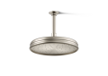 Kohler® 13693-G-BN Traditional 1-Function Shower Head With Katalyst™ Air-Induction Technology, 1.75 gpm Max Flow, 1 Sprays, Ceiling Mount, 10-7/16 in Dia x 3-11/16 in H Head