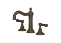 ROHL A1409LMTCB-2  Acqui Column Spout Widespread Bathroom Faucet - Tuscan Brass