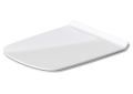 DURAVIT 0060510000 DuraStyle Removable Toilet Seat and Cover, Elongated Front, White, Import