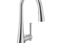 Moen® 9126 Kurv™ Pulldown Kitchen Faucet, 1.5 gpm Flow Rate, Polished Chrome, 1 Handle, 1/3 Faucet Holes, Domestic