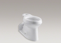 Kohler® 4305-0 Barrington™ Toilet Bowl, White, Elongated Shape