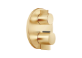 Dorn 36426970-280010 Concealed Thermostat with Two-Way Volume Control - Brushed Brass (23kt gold)
