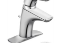 Moen® 6810 Bathroom Faucet, Method™, 1.5 gpm Flow Rate, 3-1/2 in H Spout, 1 Handle, Pop-Up Drain, 1 Faucet Hole, Polished Chrome, Function: Traditional