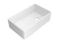 Rohl AL3220AF100 Allia 32" Fireclay Single Bowl Apron Front Kitchen Sink - White