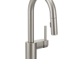 Moen® 5965SRS Pull-Down Bar Faucet, Align™, Spot Resist Stainless, 1 Handle, 1.5 gpm