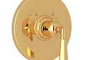 Rohl® A4814LMIB Transitional Round Thermostatic Shower, Italian Brass