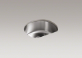 Kohler 3186-NA Medium D-Bowl Kitchen Sink
