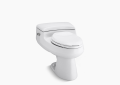 Kohler K-3597-0 San Raphael Comfort Elongated Toilet with Pressure Lite - White