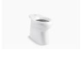 Kohler® 5309-0 5309 Chair Height Bowl, Cimarron® Comfort Height®, White, Elongated Shape, 12 in Rough-In, 2-1/8 in Trapway