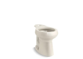 Kohler® 5393-47 HighLine® Toilet Bowl, Almond, Round Front Shape, 12 in Rough-In, 16-1/2 in H Rim, 2-1/8 in Trapway
