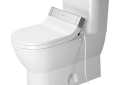 DURAVIT 2123010005 1-Piece Toilet, Darling New, 15.94 in H Rim, 12 in Rough-In, 1.28 gpf, White, Import