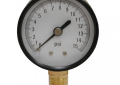 Jones Stephens™ G61015 Pressure Gauge, 0 to 15 psi, 1/4 in MNPT Connection, 2-1/2 in Dial, 2.5-2 %