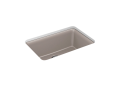 Kohler® 28000-CM3 28000 Cairn® Traditional Kitchen Sink, Matte Taupe, 25-9/16 in L x 16-3/8 in W Bowl x 9-1/2 in D Bowl, 27-1/2 in L x 18-5/16 in W x 10-3/16 in H, Undermount Mounting, Neoroc® Composite