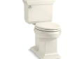 Kohler® 6669-96 2-Piece Toilet, Memoirs® Comfort Height®, Elongated Bowl, 16-1/2 in H Rim, 12 in Rough-In, 1.28 gpf, Biscuit