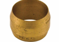 Jones Stephens™ C74005 Compression Sleeve, 1/4 in Nominal, Brass, Domestic