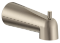 Moen® 3839BN Diverter Tub Spout, Rizon™, 7 in L, For Use With Rizon™ Posi-Temp® 1-Handle Tub/Shower Valve, 1/2 in Slip-Fit Connection, Metal, Brushed Nickel, Domestic