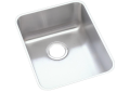 Elkay® ELUH1418 Lustertone™ Classic Kitchen Sink, 14 in L x 18 in W Bowl x 7-7/8 in D Bowl, 16-1/2 in L x 20-1/2 in W x 7-7/8 in H, Undermount Mounting, 18 ga 304 Stainless Steel