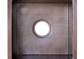 Native Trails CPS234 Cantina Bar and Prep Sink, Antique Copper, Square Shape, 13 in L x 13 in W Bowl x 7 in D Bowl, 15 in L x 15 in W x 7-1/2 in H, Undermount Mounting