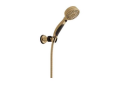 DELTA® 55424-CZ Adjustable Wall Mount Hand Shower, 3-5/8 in Dia, 2.5 gpm Flow Rate, 60 to 82 in L Hose, Brilliance® Champagne Bronze, Import