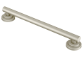 Moen® YG0718BN Iso™ Designer Grab Bar, 1-1/4 in Dia 18 in L, Brushed Nickel, Stainless, Import