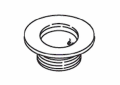 Kohler® 29760-CP Strainer Body, For Use With Swiftflo™K-11666 1-1/2 in Adjustable Trip Lever Drain, Metal