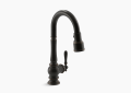 Kohler® 99261-2BZ Artifacts® Kitchen Sink Faucet, 1.5 gpm Flow Rate, Oil Rubbed Bronze, 1 Handles, 1 Faucet Holes, Function: Traditional