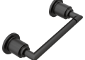Moen® YB0808BL Arris™ Pivoting Paper Holder, 1 Roll Capacity, 2.05 in H, Zinc, Matte Black, Import