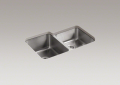 Kohler 3177-NA Large/Medium Undercounter Kitchen Sink