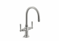 Kohler® 7342-4-BS Bar Sink Faucet, HiRise™, Brushed Stainless Steel, 2 Handles, 1.8 gpm