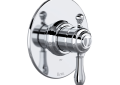 Rohl TAC51W1LMAPC Arcana 1/2" Pressure Balance Trim with Lever Handle - Polished Chrome