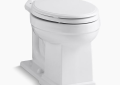 Kohler® 4799-0 Tresham® Comfort Height® Toilet Bowl, White, Elongated Shape, 12 in Rough-In, 2-1/8 in Trapway