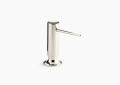 Kohler K-1995-SN Contemporary Design Soap/Lotion Dispenser - Vibrant Polished Nickel