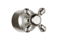 DELTA® H595PN Cassidy™ Cross Handle, For Use With Model T11897-LHP Diverter Trim and Roman Tub Faucet, Metal, Polished Nickel, Import